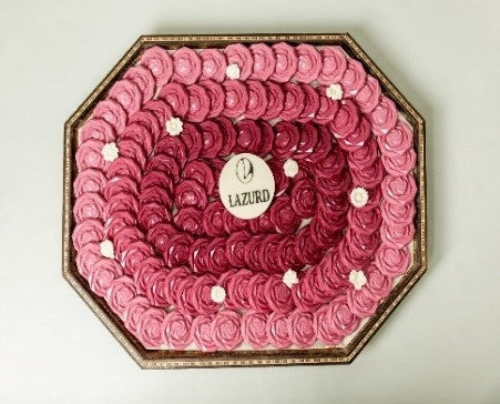 Hexagonal Wooden Swirl Tray | صينية السويرل الخشبي السداسي
