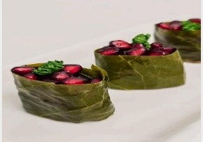 Sushi Vine leaves With Pomegranate Seed | سوشي ورق عنب مع بذور الرمان