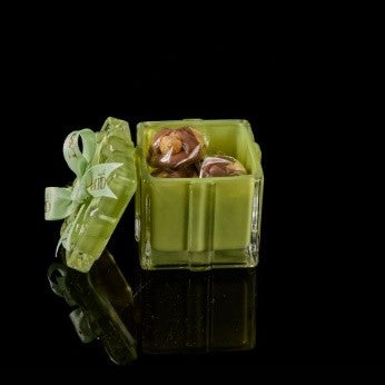 Pistachio color crystal giveaways 2 | توزيعات كريستال لون فستقى2
