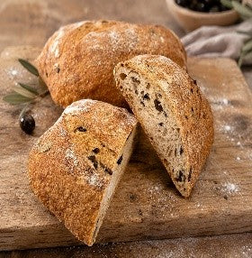 Sourdough with olives and rosemary | ساوردو بالزيتون والرازماري