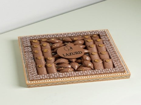 The square wooden tray 2 | الصينية الخشبية المربعة 2