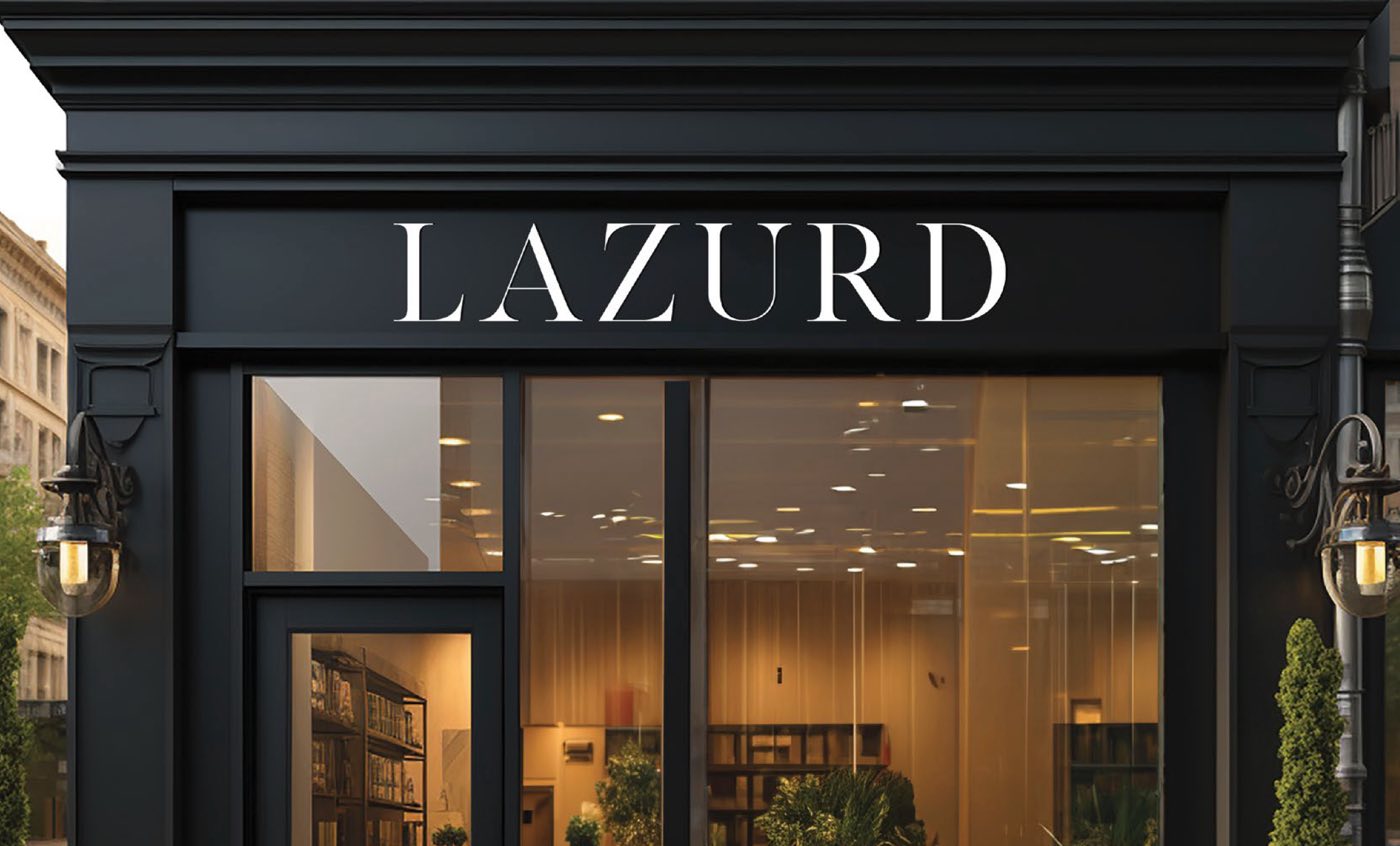 The Lazurd boutique facade